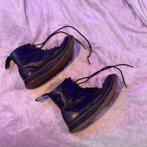 VERY Worn Dr. Martens